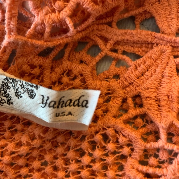 Coral Crocheted Tank - Picture 6 of 7